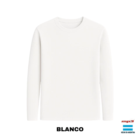 Remera Manga Larga Blanca - comprar online