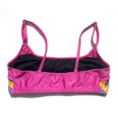 TOP BIKINI FUCSIA CON ALTIPLANO - comprar online