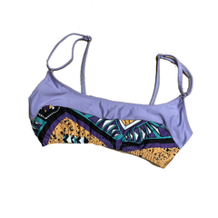 TOP BIKINI LILA CON TERRA - comprar online