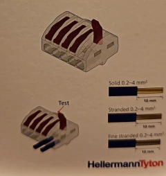 Conector 5 Salidas HCRN-5 x 30u - HellermannTyton - Electricidad MAVA