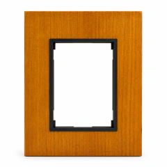 Tapa Bauhaus 4 Mod Madera Cipres- Bauhaus - Electricidad MAVA