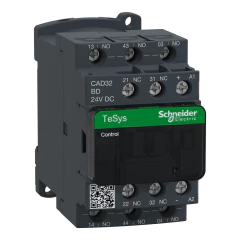 Contactor Auxiliar 3NA 2NC 10A 24VCC - Tesys Schneider