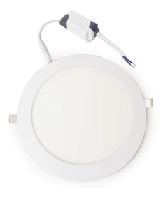 Panel Led Redondo 18w Plafon Embutir Luz Fria 22,5 Interelec - Electricidad MAVA
