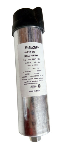 Capacitor Trifasico 7,5 Kvar 3x400v Correccion Fact Potencia