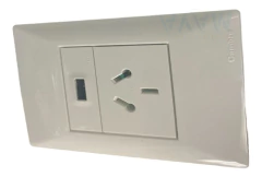 Llave Cambre Sxxii Toma Usb + 220v Completa en internet