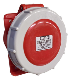 Base Toma Industrial 5 X 32a 3p+n+t Ip67 Famatel
