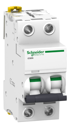 Llave Termica Schneider Bipolar 2 X 63 Ic60n A9f74263