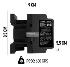 Contactor Tripolar Baw 11kw Ac3 25a 1na +1nc 220 Vca en internet