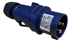 Ficha Macho Industrial Bipolar 16a 2 Polos + Tierra Famatel
