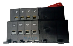 Llave Conmutadora Trifasica + N 40a Elibet Para Riel Din - comprar online