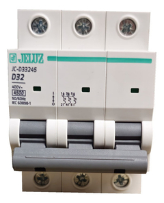 Termica Termomagnetica Tripolar 3x32 32a Curva D 4,5ka Jeluz