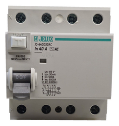 Disyuntor Diferencial Tetrapolar 4x40a Jeluz