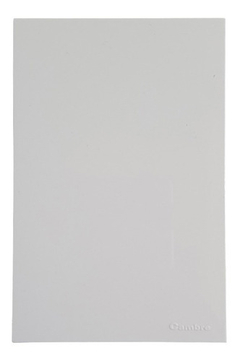Tapa Lujo Ciega Sxxi Blanca Cambre 4130 Siglo 21