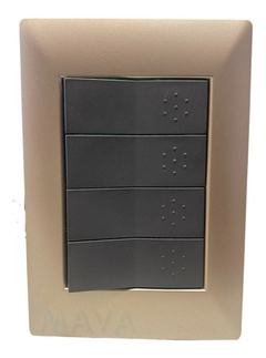 Llave 4 Puntos Cambre Siglo Xxii Gris Y Champagne