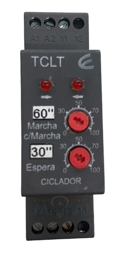 Temporizador Ciclador Marcha C/marcha Espera 220v Elitron