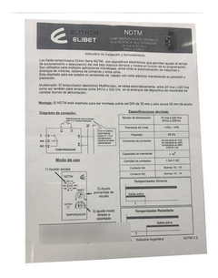 Temporizador Multiescala 24-220vca/vcc Elibet Elitron en internet
