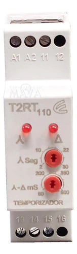 Temporizador Estrella Triangulo Elitron Elibet 110v