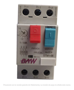 Guardamotor Trifasico Baw 4 - 6,3 A - comprar online