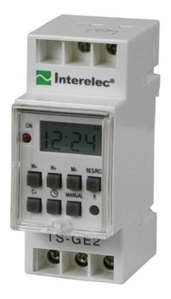 Timer Programable Interelec Digital Riel Din Grow Piletas en internet
