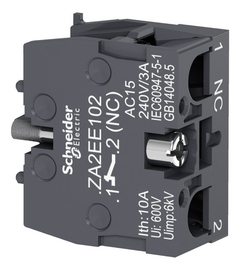 Contacto Auxiliar Nc Para Botonera Xa2 Schneider Za2ee102