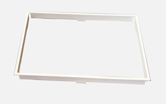 Ribete De Terminacion P/ Tapas Bauhaus Blanco Cambre 4990 - comprar online