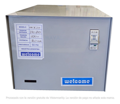 Estabilizador Elevador Tensión 11kva 50a Monofásico Welcome - comprar online