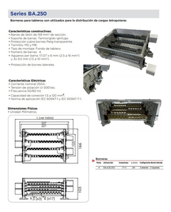Distribuidor Repartidor Tetrapolar 250a 20 Posiciones Elibet en internet