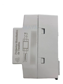 Protector Tension Monofasico Riel Din 30a Elitron Elibet - comprar online