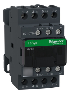 Contactor Schneider 20a 4 Polos 1nanc Bobina 24v Lc1dt20b7
