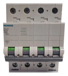 Llave Termica Trifasica Siemens 4x25a 4,5ka