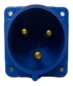 Toma Base Macho Industrial 3x32a 2 Polos + Tierra Famatel