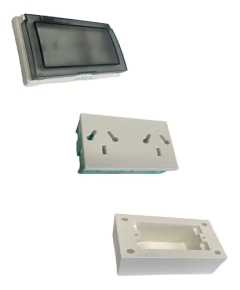Toma Doble Externo Con Tapa Y Caja Externa Intemperie Cambre