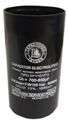 Capacitor Arranque 700-850uf Para Motor Electrico Monofasico