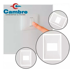 Tapa 4 Modulos Cambre 4504 Siglo Xxii 22 Color Blanca en internet