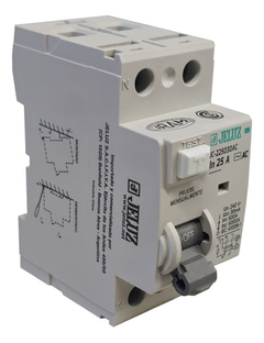 Disyuntor Diferencial Bipolar 25a 2x25 Jeluz - comprar online