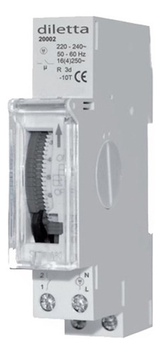 Temporizador Timer Program Mecanico Diletta 1 Modulo