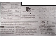 Imagen de Temporizador Estrella Triangulo Idec 8 Patas 220v Gt3s-2af20