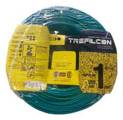 Rollo Cerrado Cable Unipolar 100mts 1mm Trefilcon Iram Cubierta Verde - comprar online