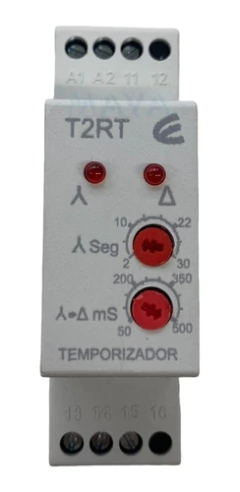 Temporizador Estrella Triangulo Elitron Elibet 24-220vca