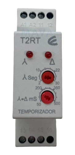 Temporizador Estrella Triangulo Elitron Elibet 24-220vca