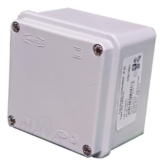 Caja De Paso Plastica Estanca Ip65 80x80x50mm Conextube - comprar online