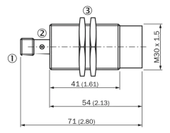 Sensor Inductivo Sick Sn 20mm M30 Pnp - comprar online