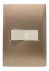 Llave Cambre Siglo Xxii Tecla Punto Blanco Y Champagne
