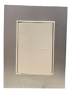 Llave Cambre Bauhaus Punto Teclon Blanco Y Aluminio