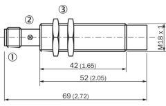 Sensor Inductivo Sick Sn 8mm M18 Pnp - comprar online