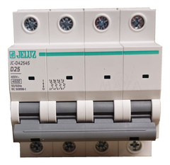 Termica Termomagnetica 4x25 25a Curva D 4,5ka Jeluz