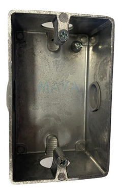 Caja Para Bastidor Galvanizada Rosca 3/4 Daisa Interiores