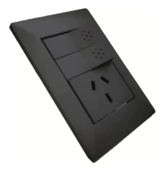 Llave Punto Doble Y Toma Cambre Siglo Xxii Gris 22 Completo - comprar online