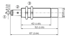 Sensor Inductivo C/cable Sick Sn 8mm M18 Pnp - comprar online