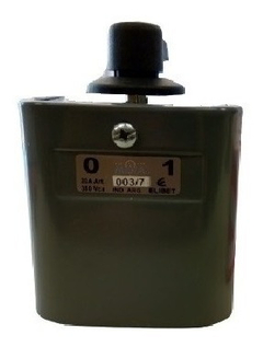 Llave Interruptor Tripolar 3 Polos 20a Elibet 0-1 Caja Chapa